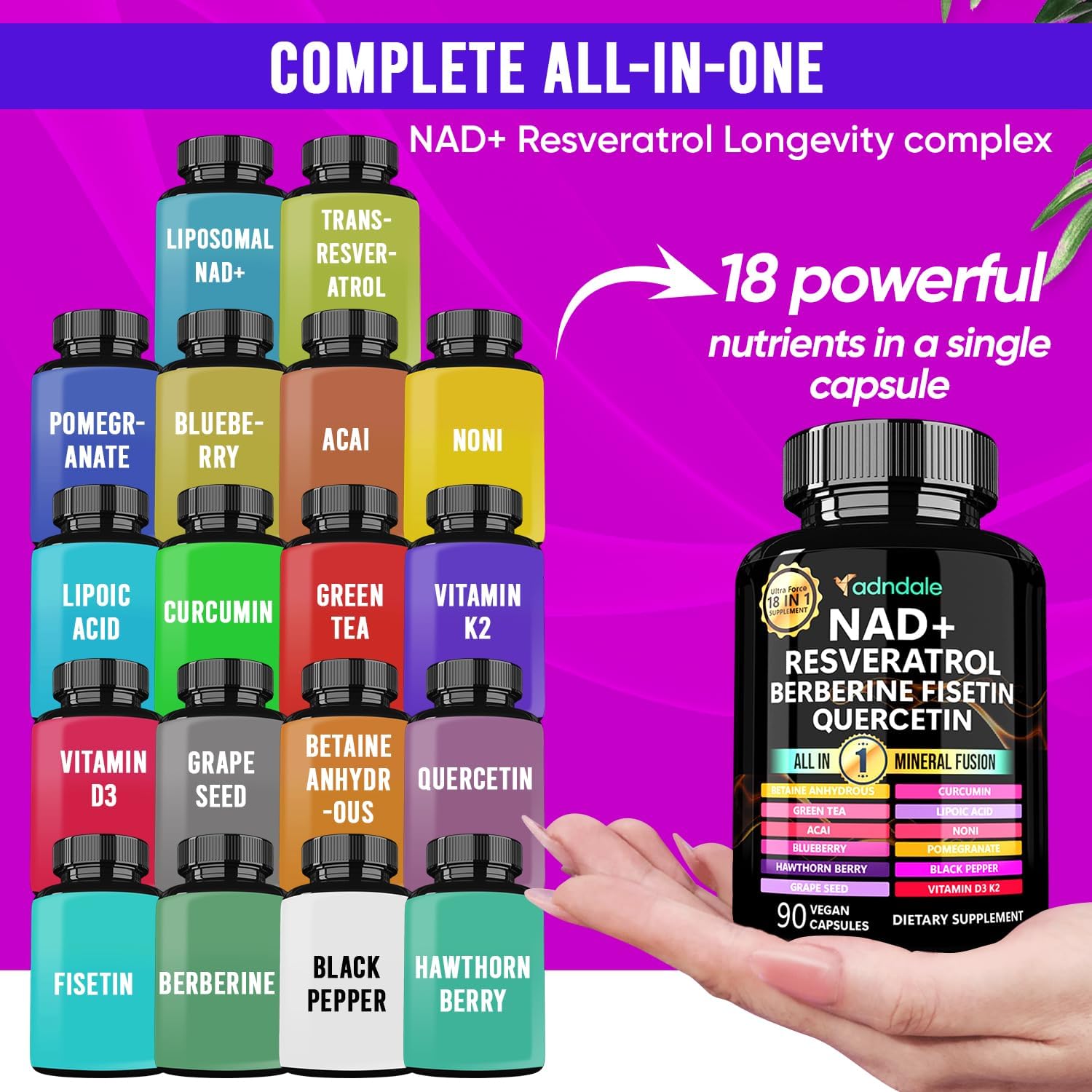 90 szt. Suplement NAD - Formuł – Longevity Health & Wellness Hotel Adults Only recenzja i cena